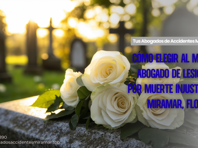 Cómo elegir al mejor abogado de lesiones por muerte injusta en Miramar, Florida