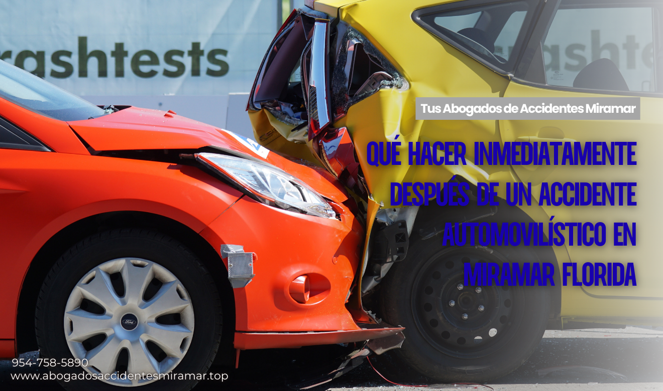 qué hacer después de un accidente Miramar