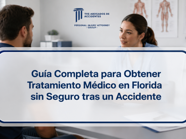 Guía Completa para Obtener Tratamiento Médico en Florida sin Seguro tras un Accidente